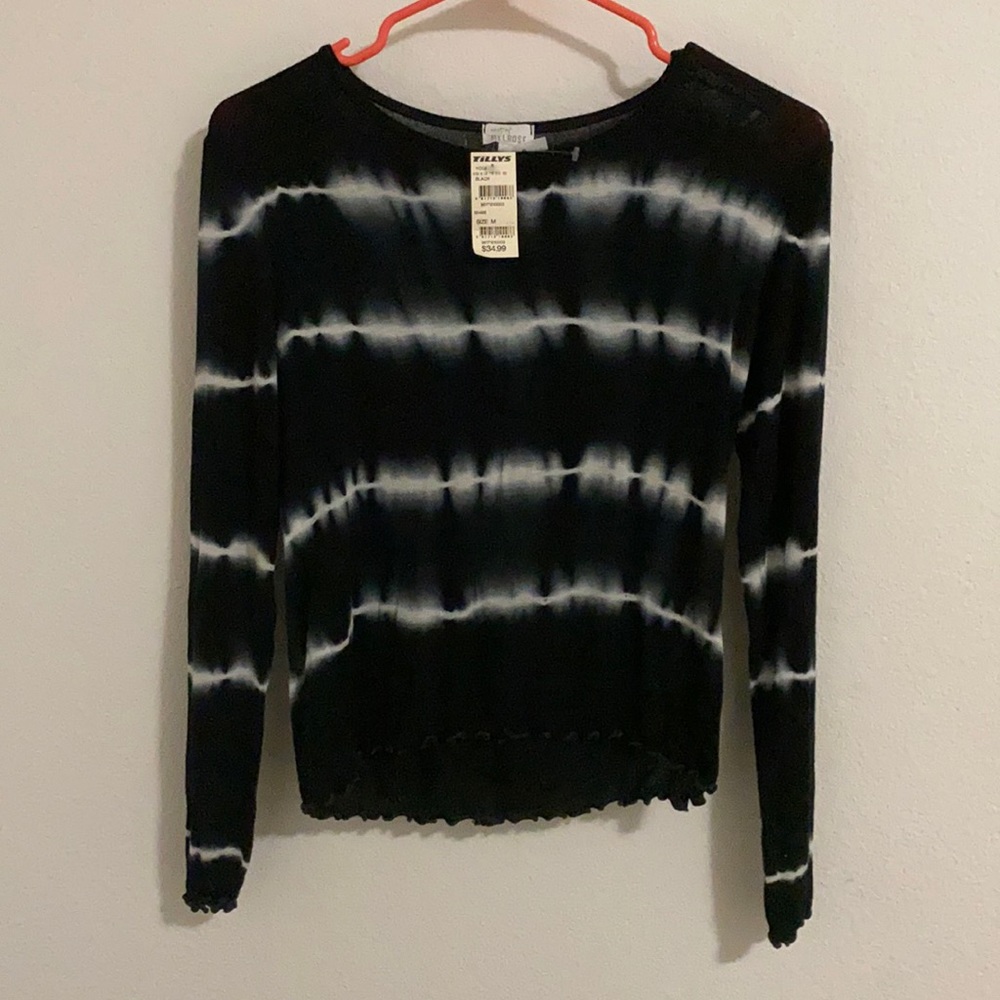 Black Tye Die Long Sleeve